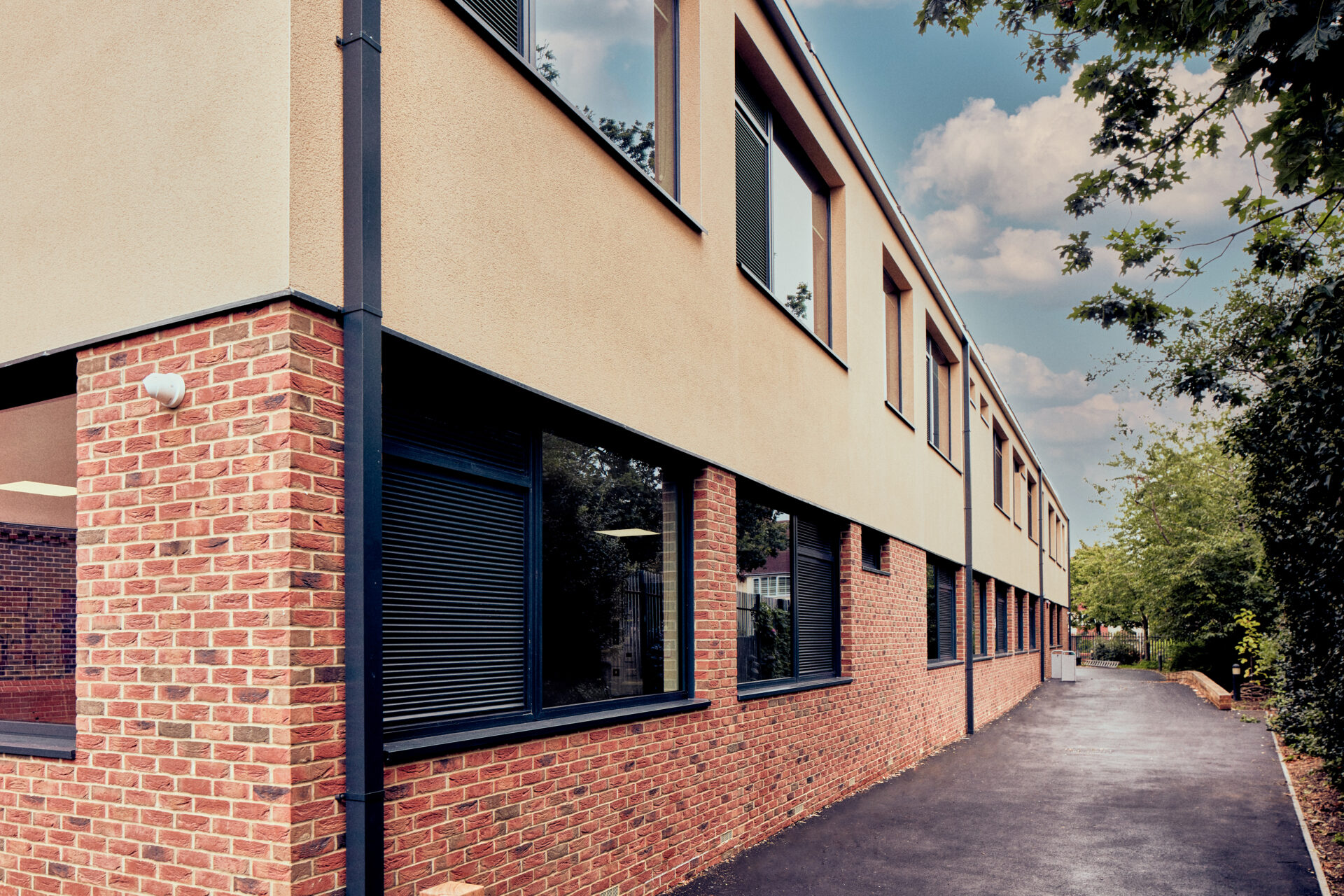 Benefits of modular construction include contributions to the local economy, with school facilities built