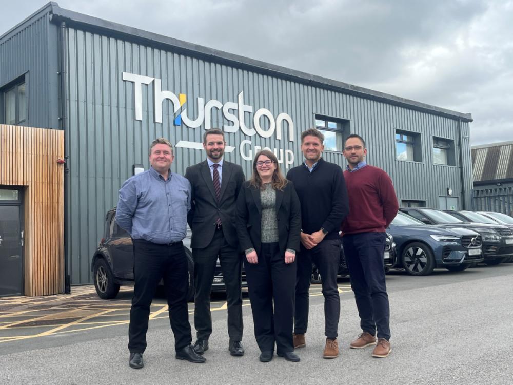 L-R-Leon-Holywell-William-Waterston-Rebecca-Wingfield-James-Osborne-JP-Visage, new hires at modular construction firm Thurston Group